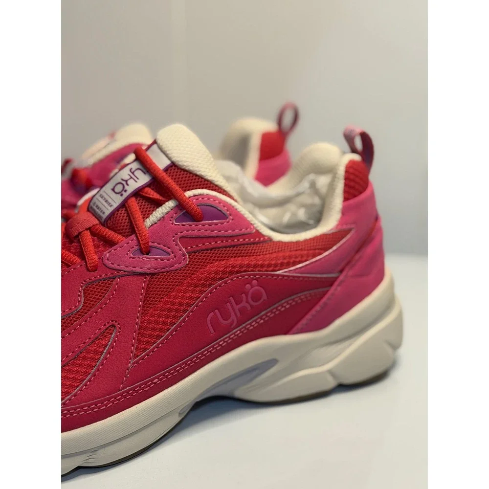 Ryka Skyrise Walking Sneaker‎ Pink Water Repellent Lace Up Shoes Size 11 Women
